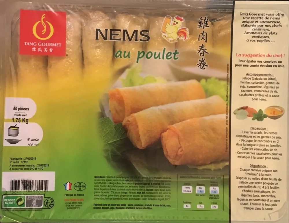 Nems au poulet
