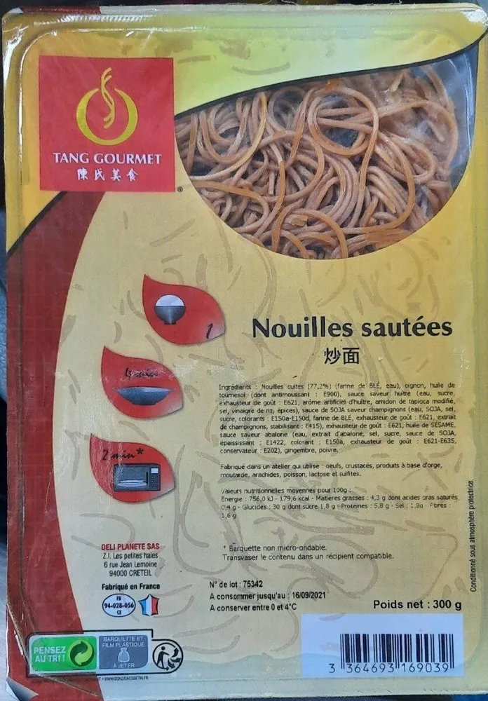 Nouilles sautées