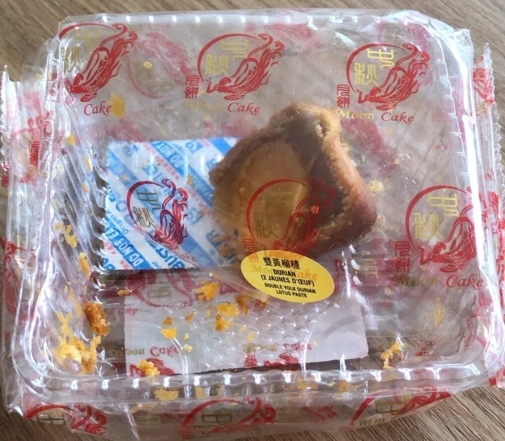 Gateau de lune durian 2 oeufs