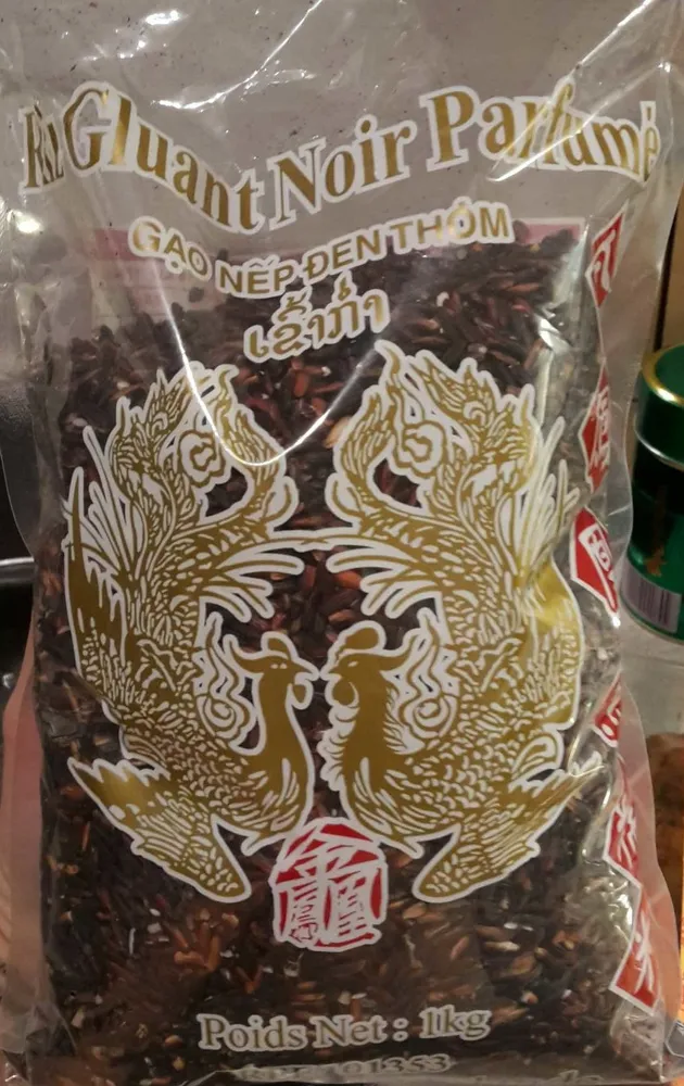 Riz gluant noir parfumé