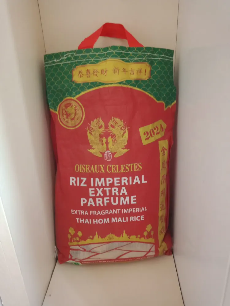 Oiseau céleste Riz imperial extra parfum extra fragrant imperial Thai Hom Mali rice