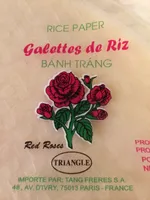 Galettes de riz triangles