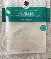 Feuilles pour rouleaux printemps