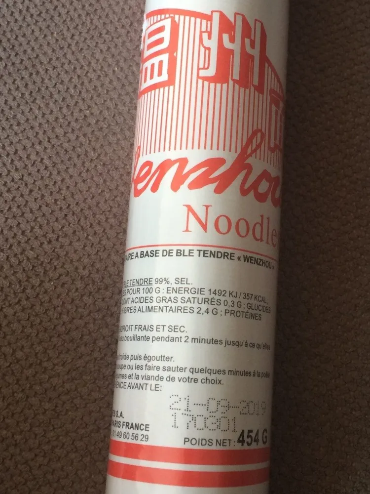Whenzou noodles