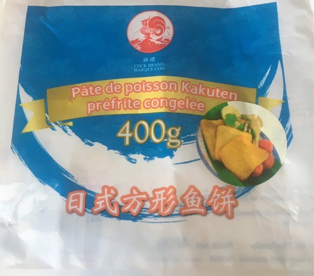 Pâte de poisson "Kakunten" préfrite congelée