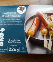 Brochettes boeuf fromage