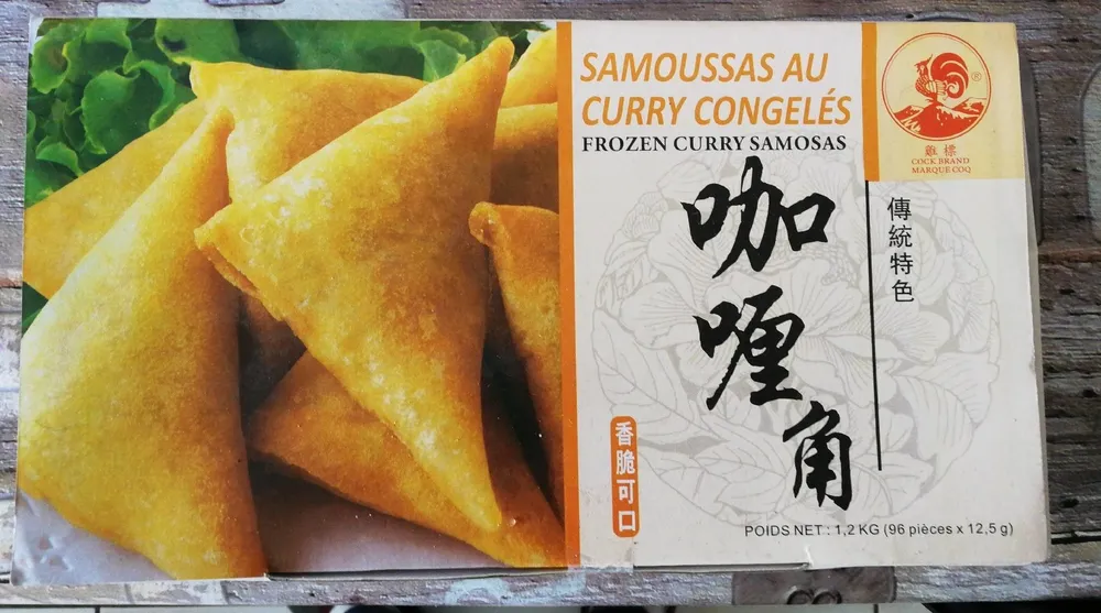 Samoussas au curry congelés