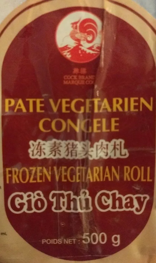 Pâté végétarien congelé