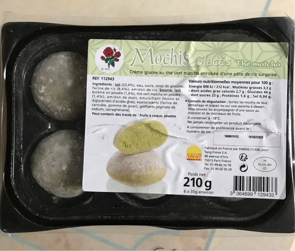 Mochis Glacés thé matcha