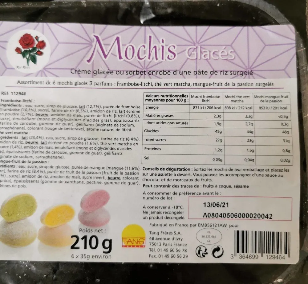 Mochis glacés