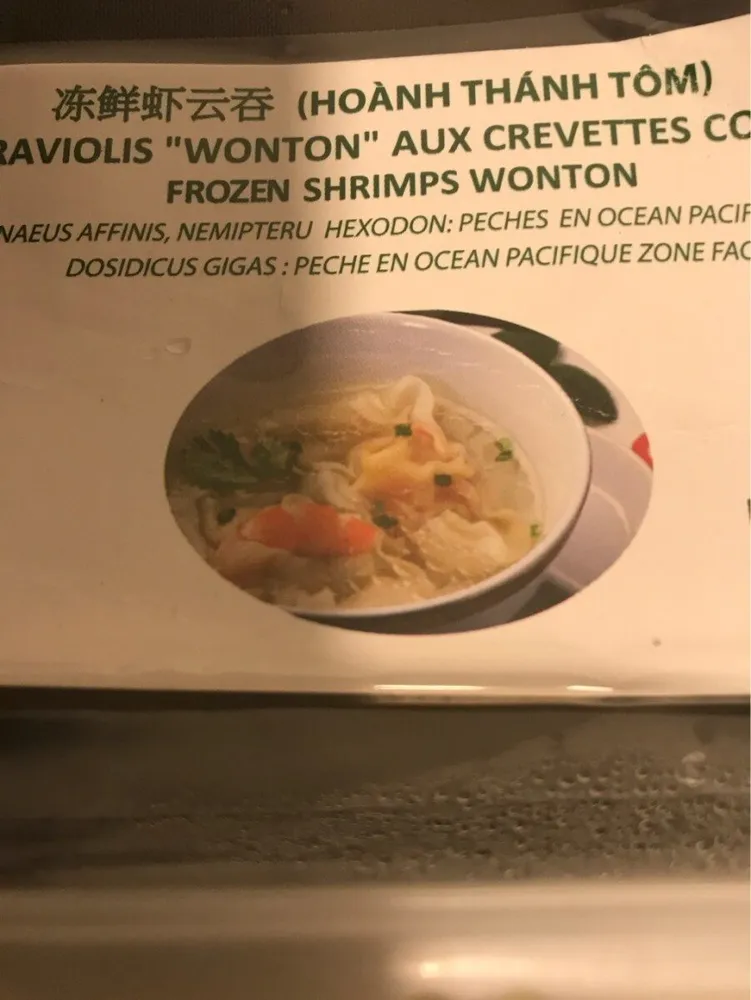 Woton crevettes congelees