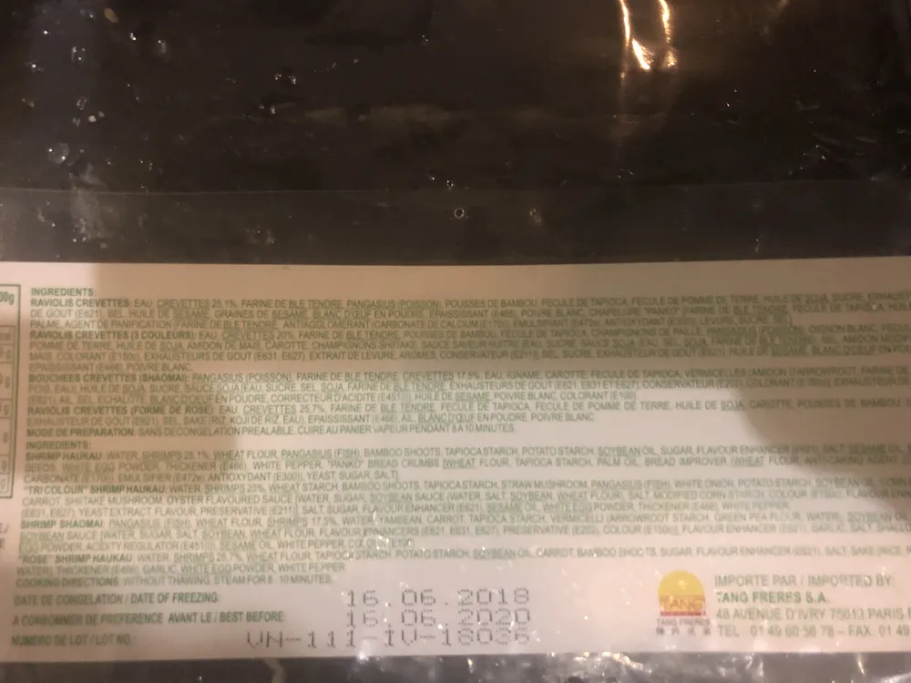 Assortiment de collations à la vapeur