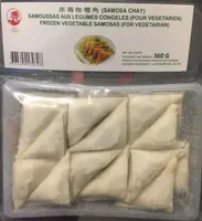 Samoussas aux legumes congeles(pour vegetarien)