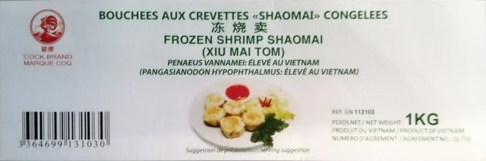 Raviolis aux crevettes