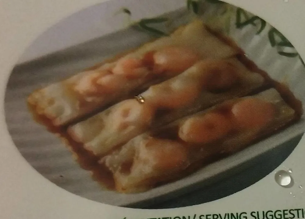 Rouleaux aux crevettes congeles