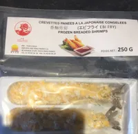 Crevettes panees a la japonaise