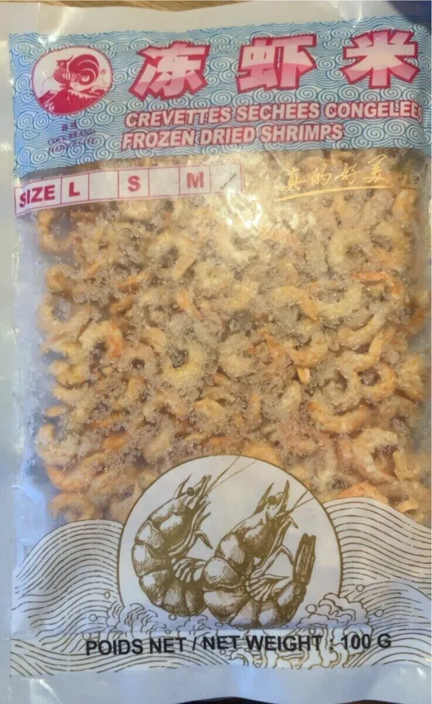 Crevette séchées congelés mes