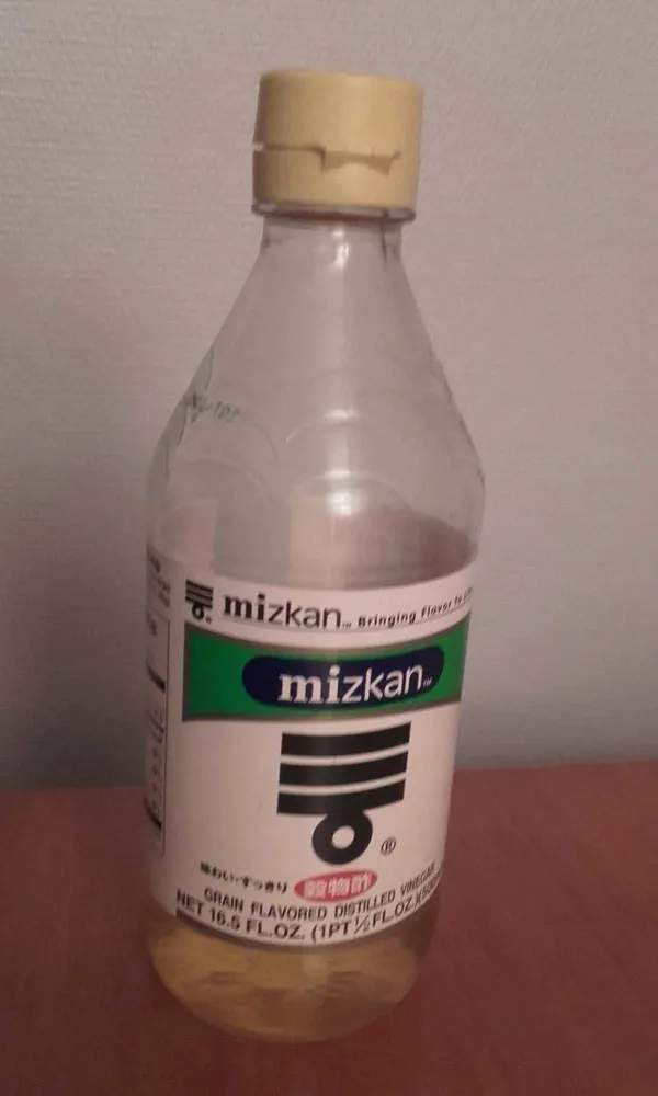 Grain flavored distilled vinegar