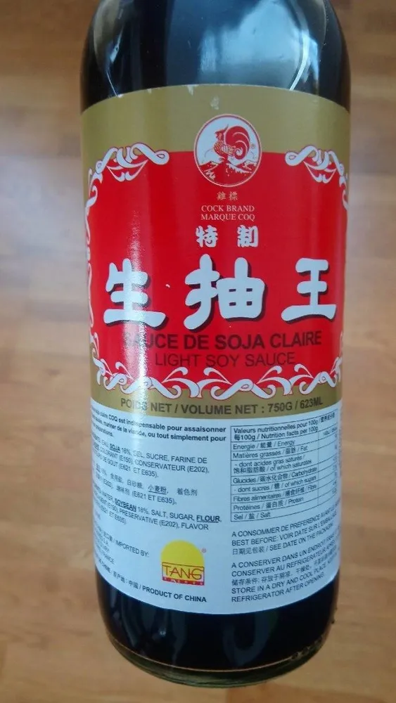 Sauce de soja claire
