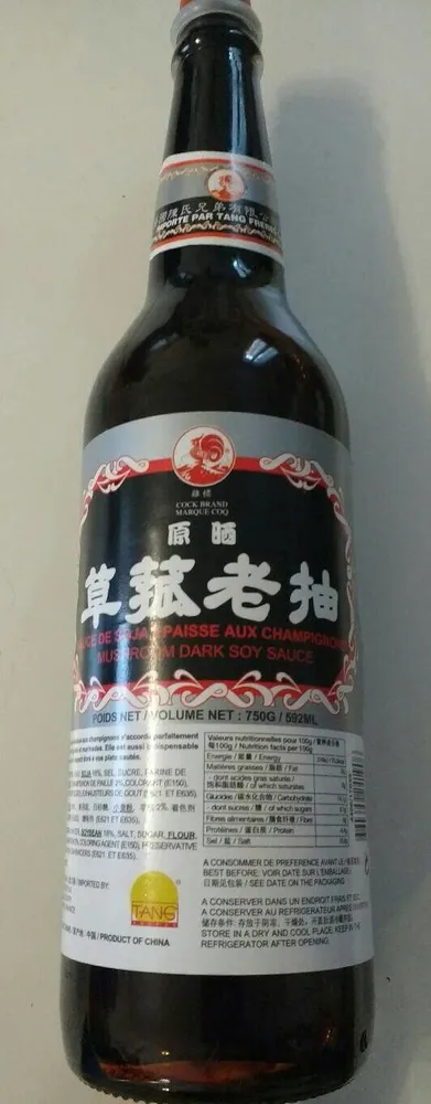 Sauce de soja épaisse aux champignons