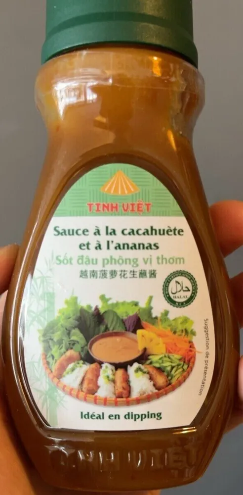 Sauce à la cacahuete et à l’ananas