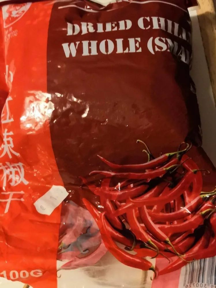 Petits piments séchés