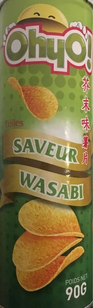 Tuiles pommes de terres saveur wasabi