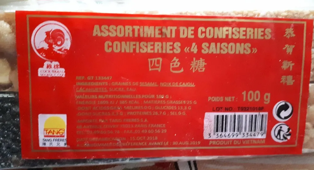 Assortiment de confiseries