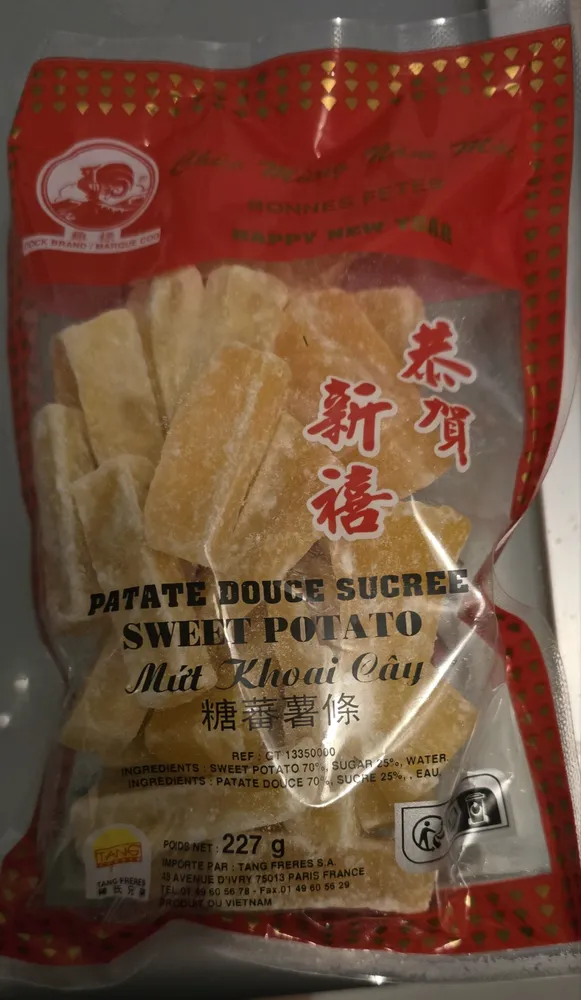 Patate douce sucrée