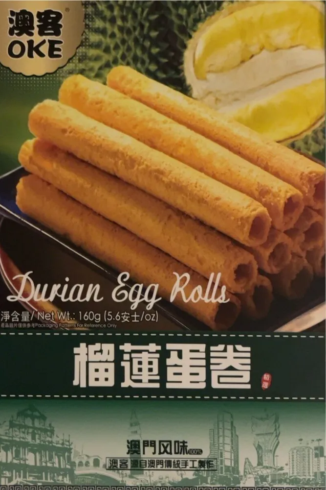 Durian Egg Rolld