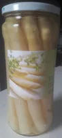 Asperges blanches pelées entières