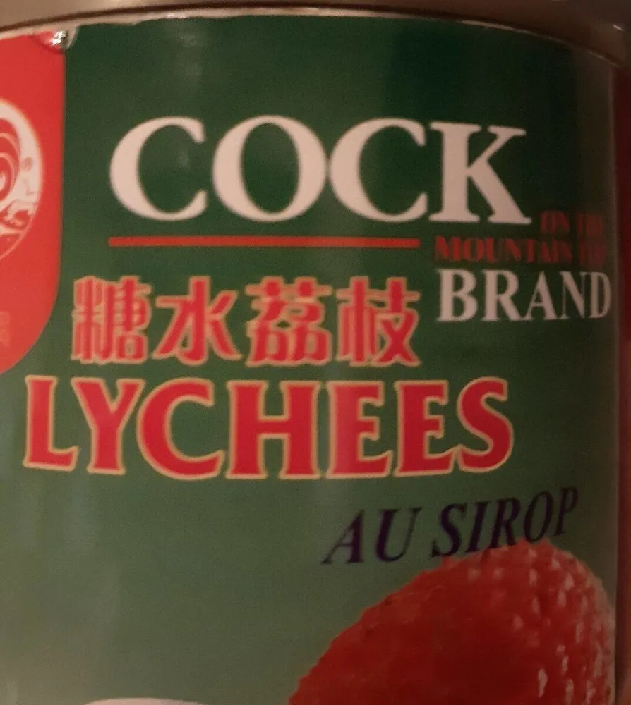 Lychees au sirop
