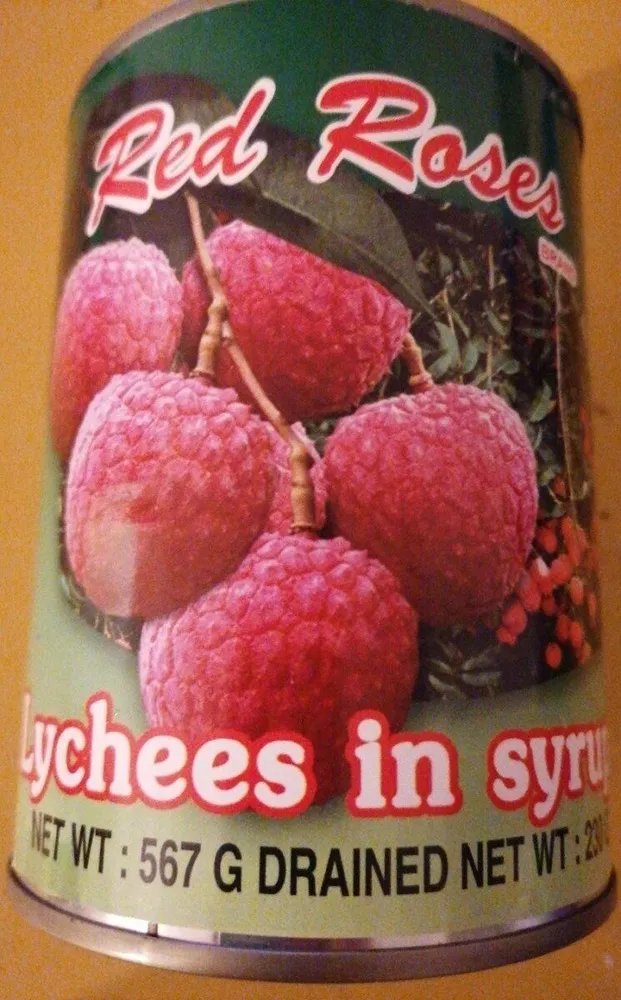 Lychees au sirop