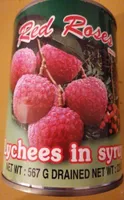 Lychees au sirop