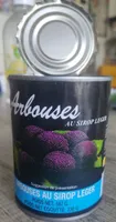 Arbouses au sirop leger