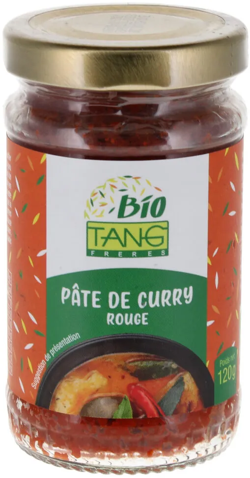 Pate de curry rouge bio