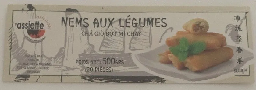 Nems aux légumes