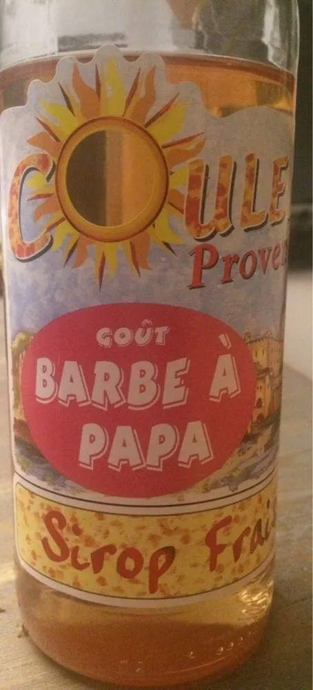 Sirop fraise (barbe à papa)