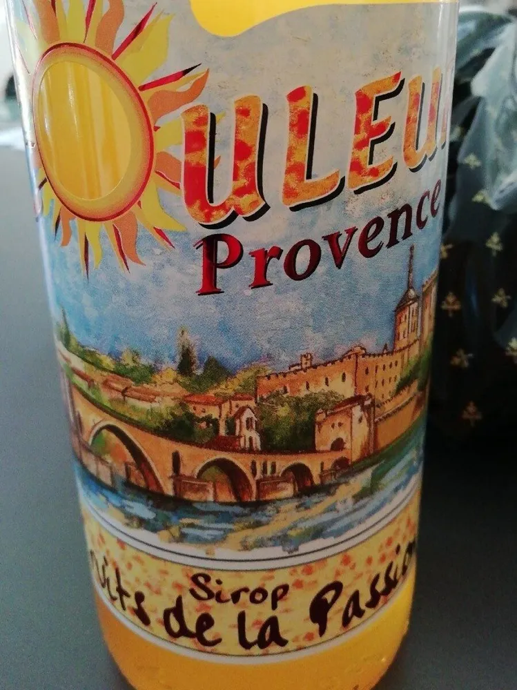Sirop de fruits de la passion