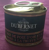 Puree de foie d'oie et de canard a la truffe noire