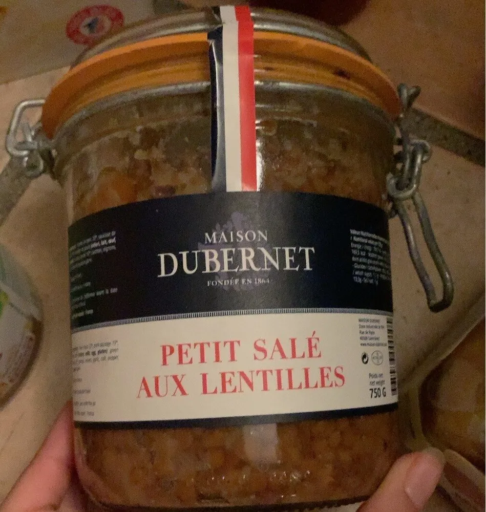 Petit salé aux lentilles