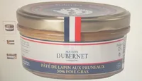 Pate de lapin aux pruneaux 30% de fois gras