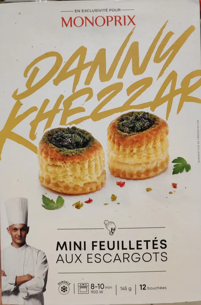 Mini feuilletés aux escargots