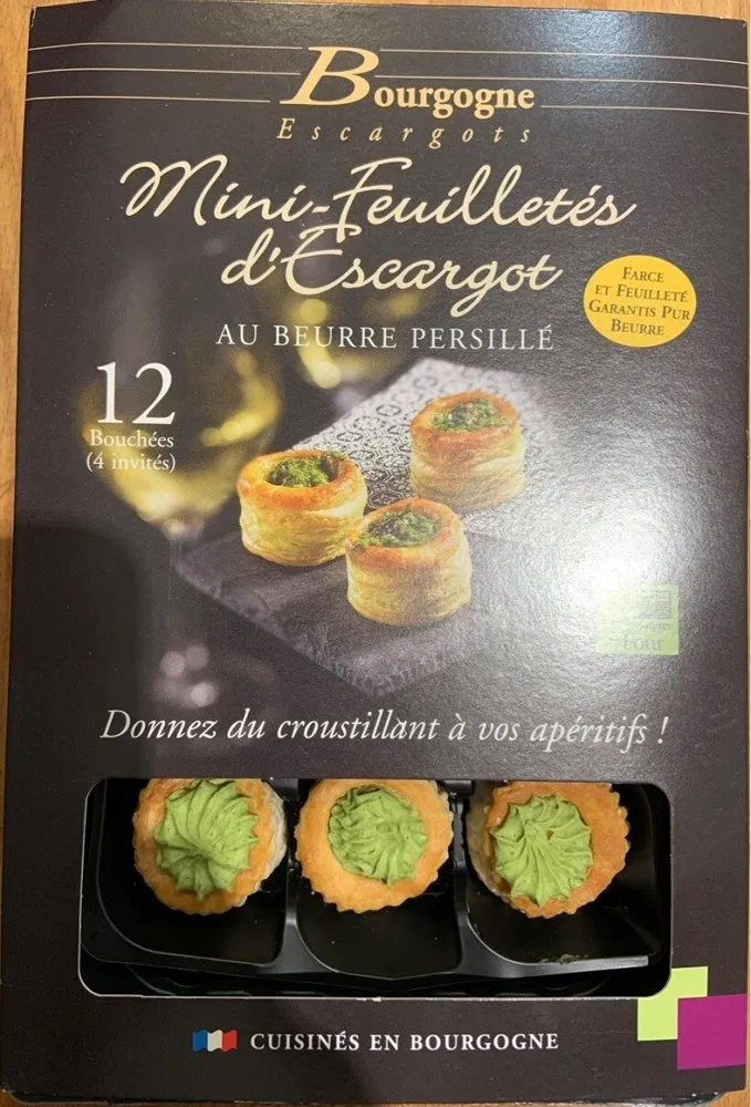 Mini-Feuilletés d'escargots