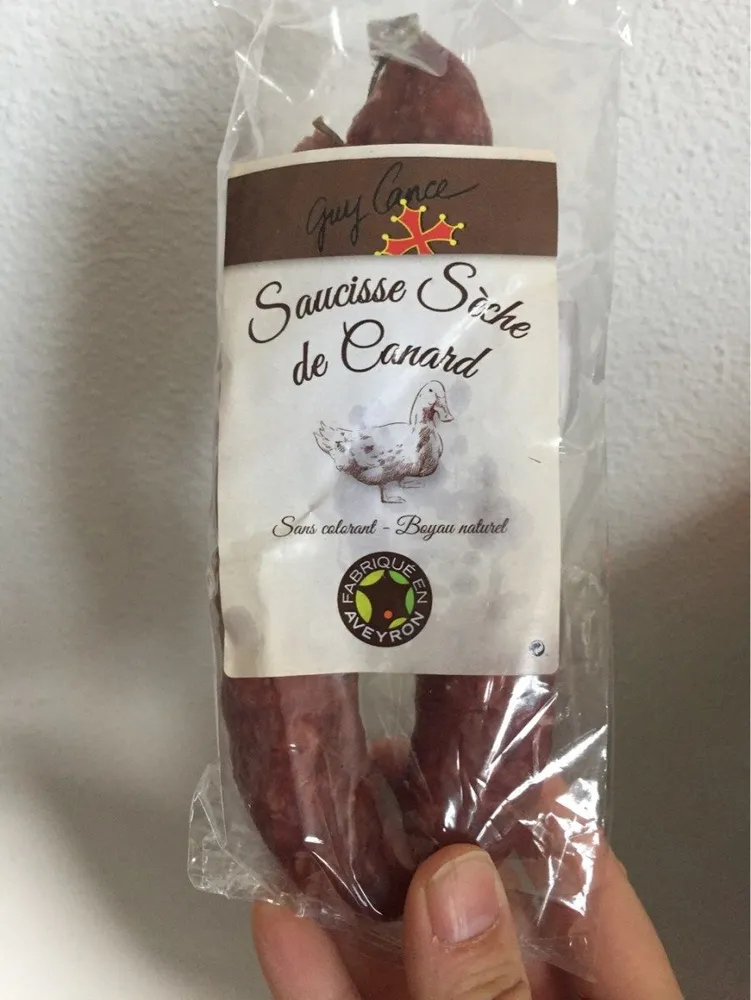 Saucisse sèche de canard