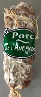 Saucisson sec porc Aveyron
