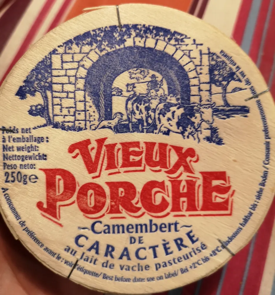 Camembert caractère Vieux Porche