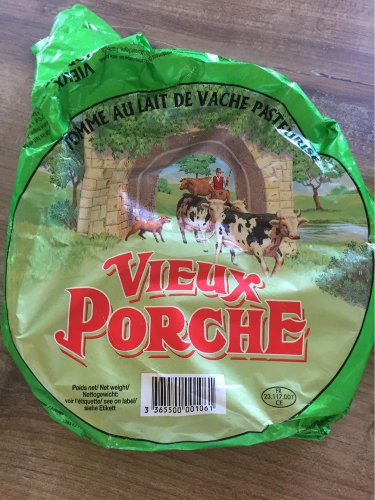 Tome au lait de vache pasteurisé