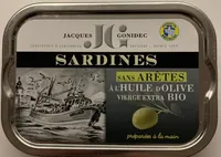 Sardines sans arêtes à l'huile d'olive vierge extra bio