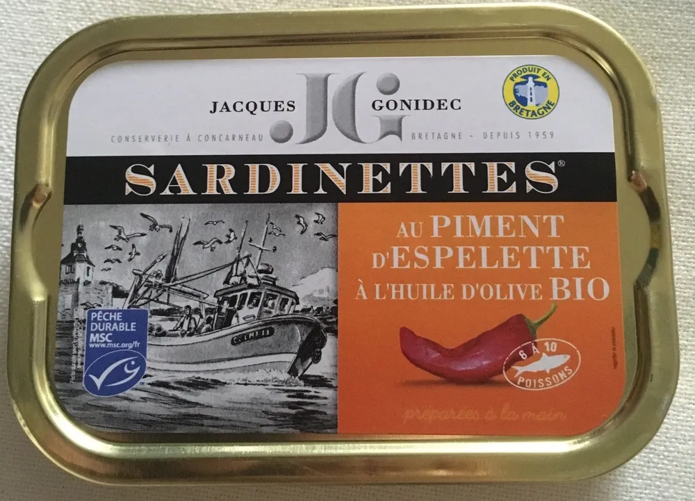 Sardinettes au piment d'espelette